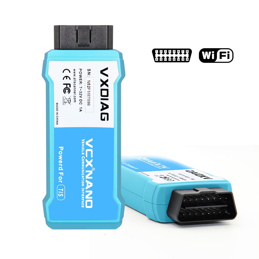 Wifi VXDiag VCX Nano for Toyota TIS Techstream V16.20.023 Compatible with SAE J2534 Support Year 2020