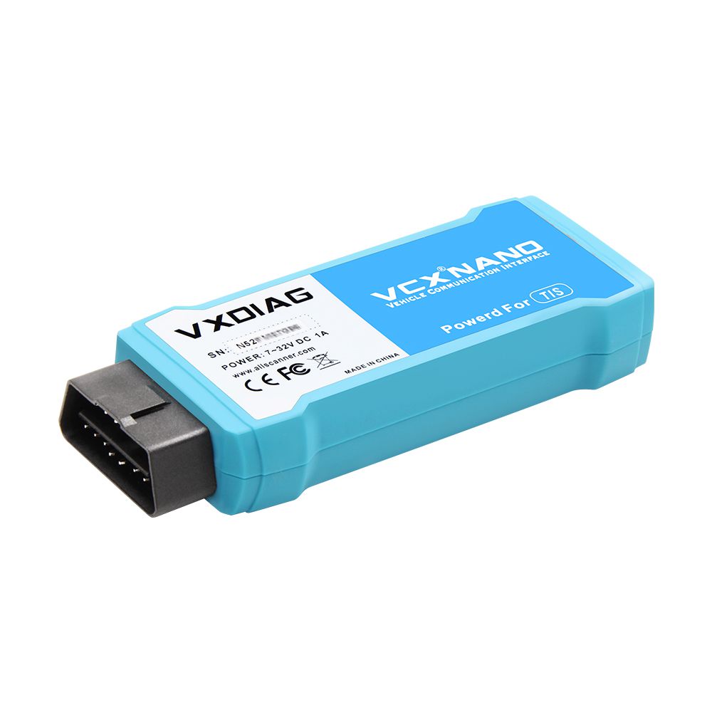 Wifi VXDiag VCX Nano for Toyota TIS Techstream V16.20.023 Compatible with SAE J2534 Support Year 2020