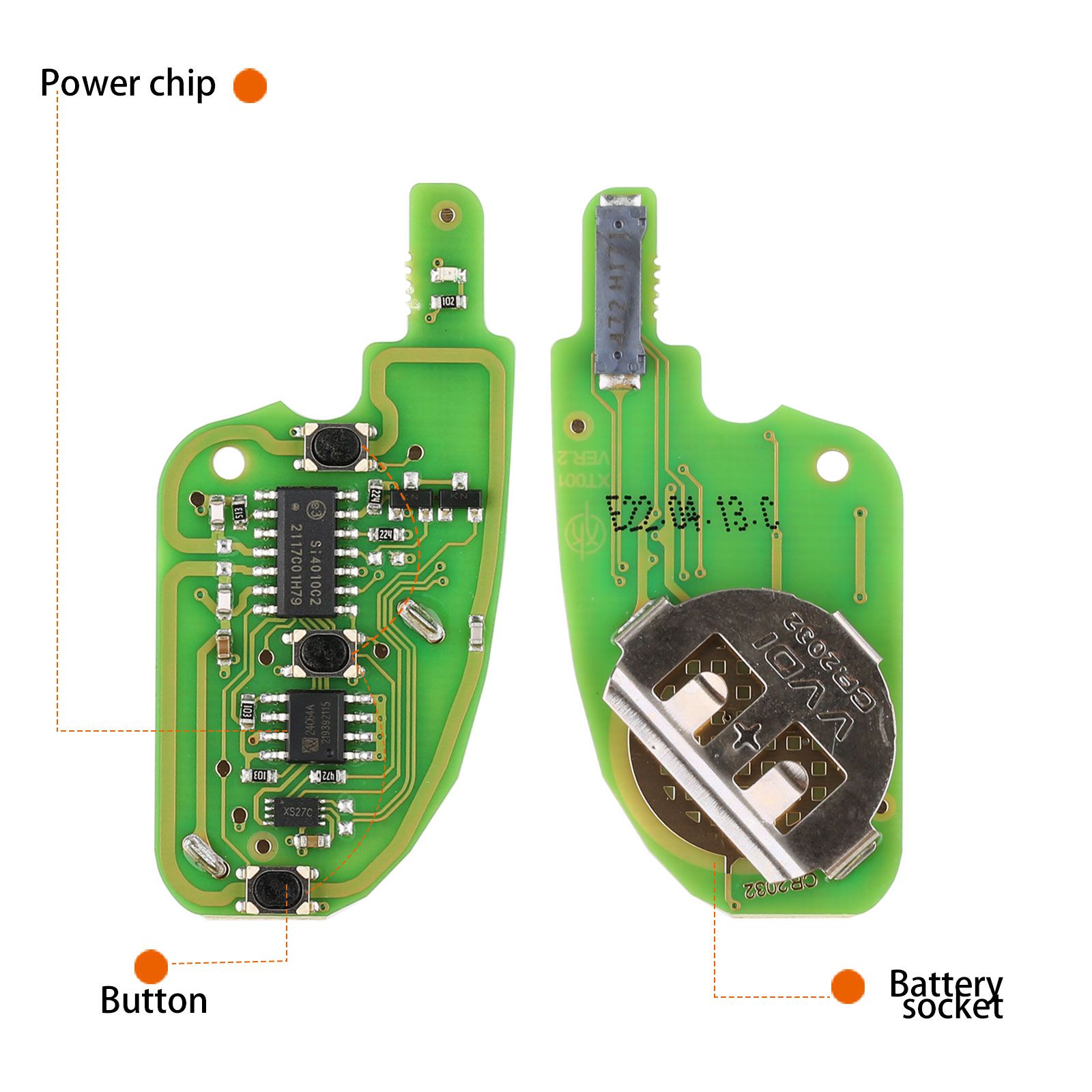 Xhorse XEDS01EN DS Style Super Remote 3 Buttons with Built-in Super Chip English Version 5pcs/lot