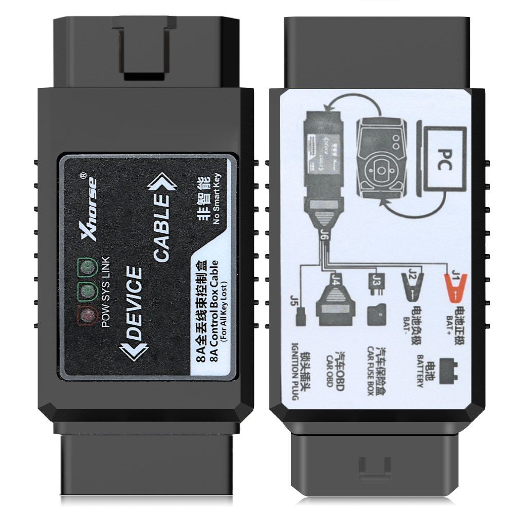 Xhorse VVDI Key Tool Max + MINI OBD Tool + Toyota 8A All Keys Lost Adapter Get Free Renew Cable