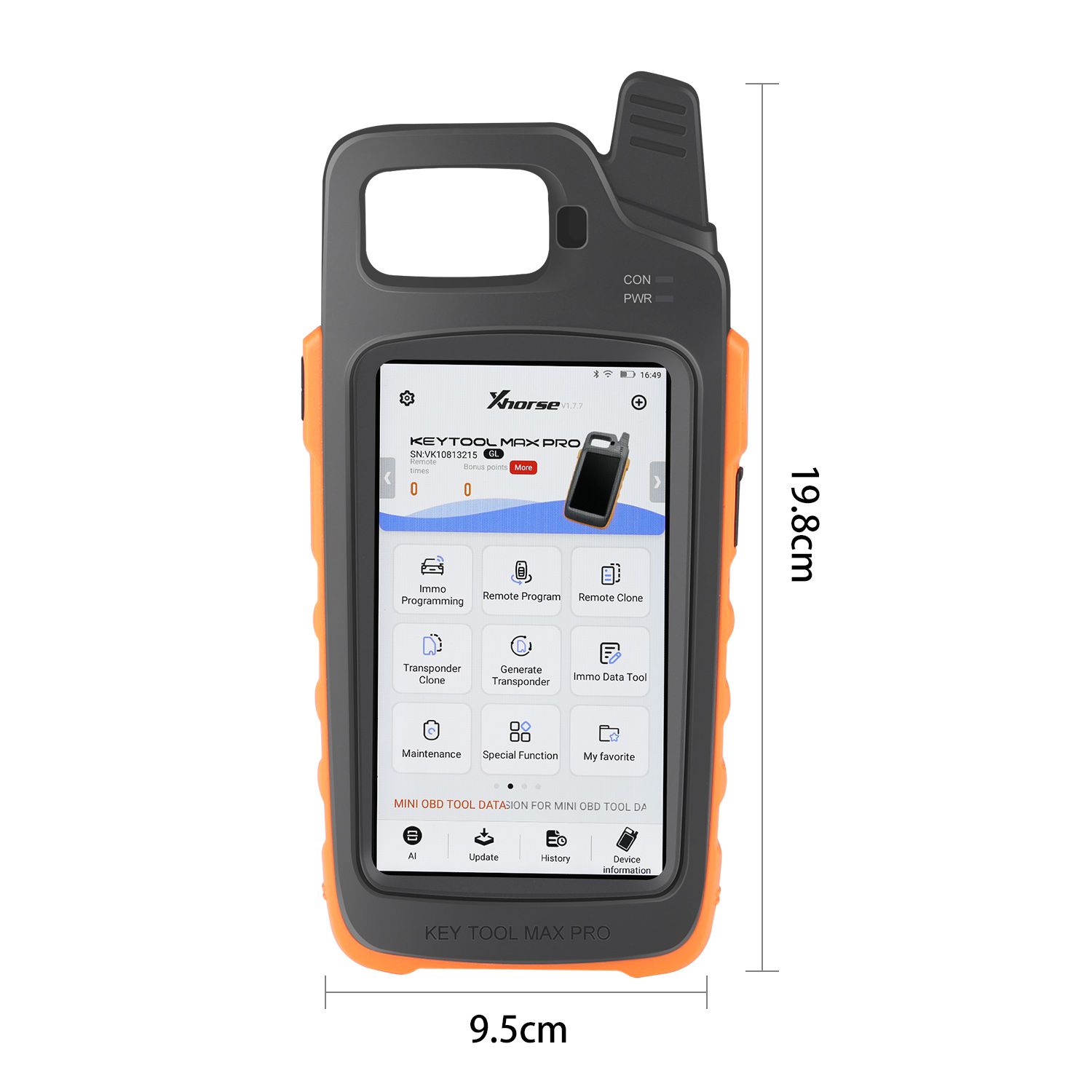 2022 Newest Xhorse VVDI Key Tool Max Pro With MINI OBD Tool Function Support Read Voltage and Leakage Current