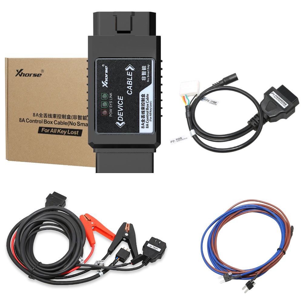 Xhorse VVDI Toyota 8A Non-Smart Key All Keys Lost Adapter