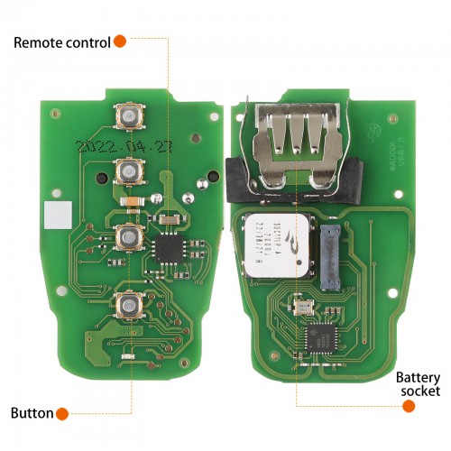 Xhorse XSADJ1GL VVDI 754J Smart Key for Audi 315/433/868MHZ A6L Q5 A4L A8L with Key Shelley