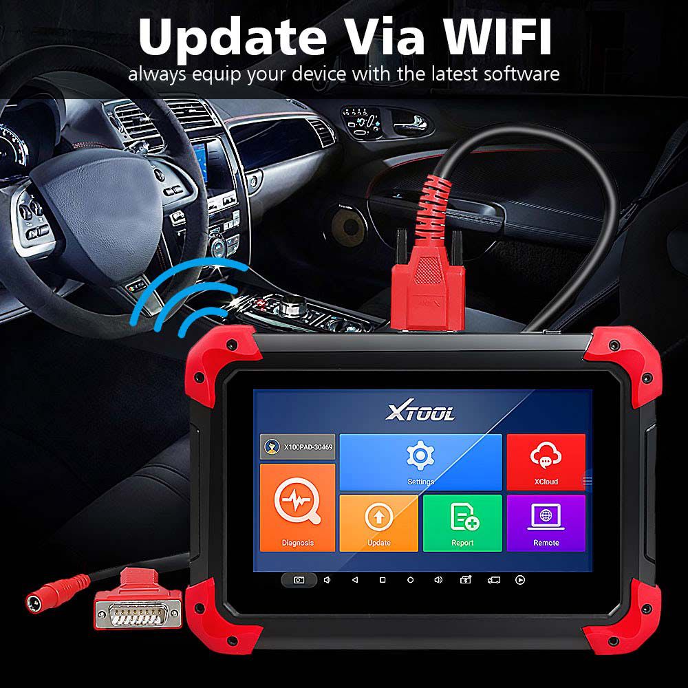 Newest XTOOL X100 PAD Key Programmer With Oil Rest Tool Odometer Adjustment and More Special Functions