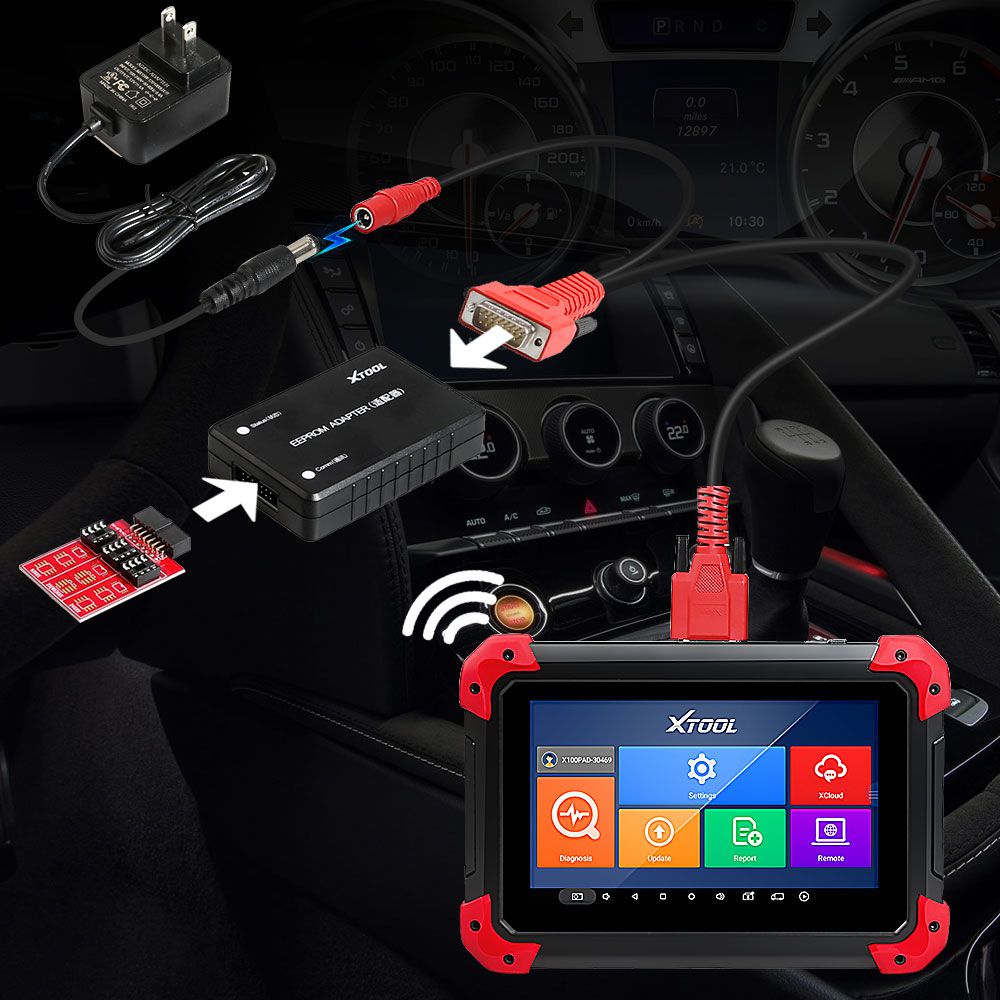 Newest XTOOL X100 PAD Key Programmer With Oil Rest Tool Odometer Adjustment and More Special Functions