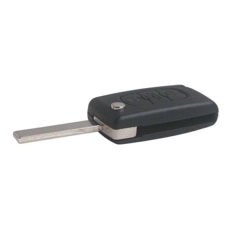 Flip Remote Key 3 Button For Peugeot 307