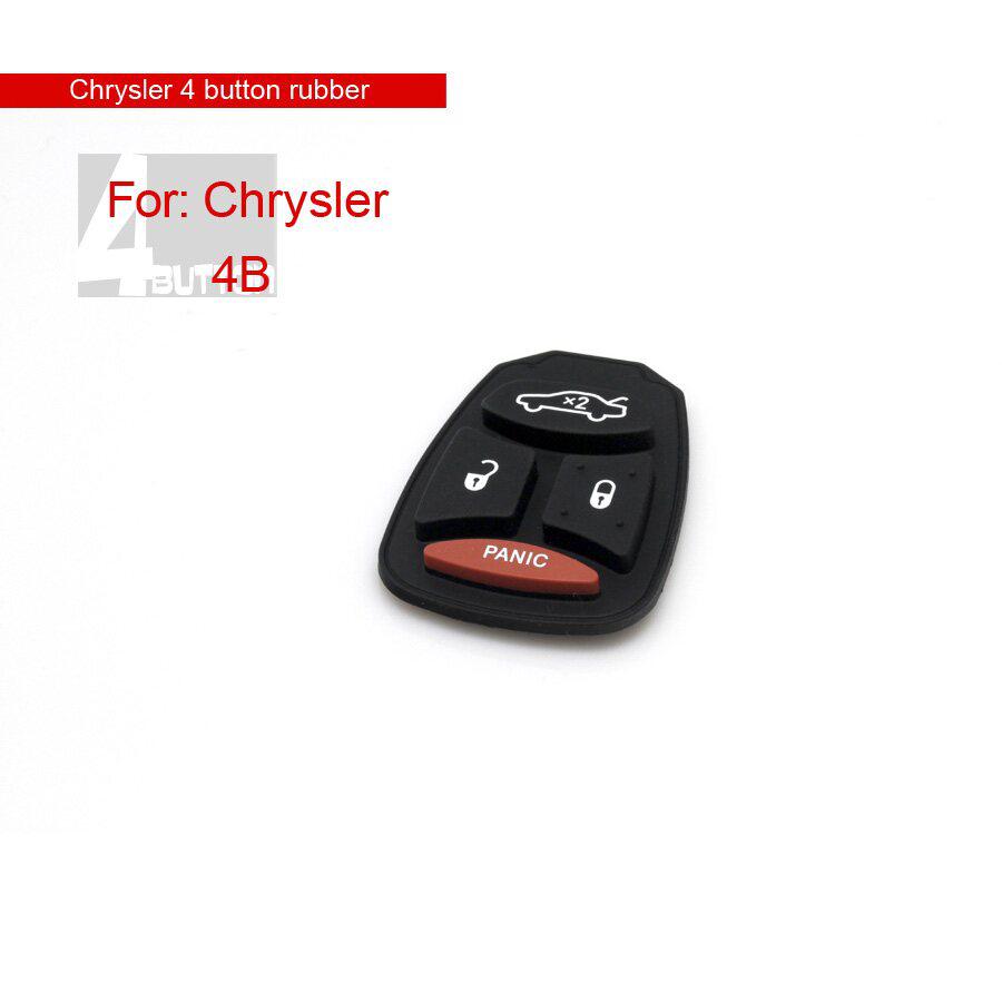 Remote Key Rubber (Big Button) For Chrysler 4 Button 5pcs/lot