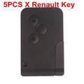5PCS/lot Renault 3 Button Smart Key 433MHZ