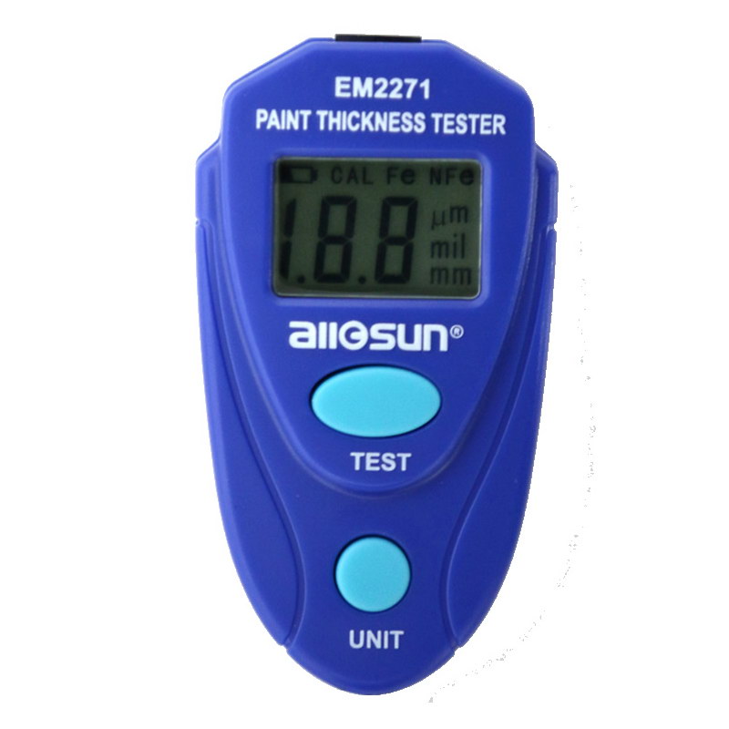 All-Sun EM2271 Paint Thickness Tester Digital Painting Thickness Meter Mini LCD Car Coating Thickness Gauge