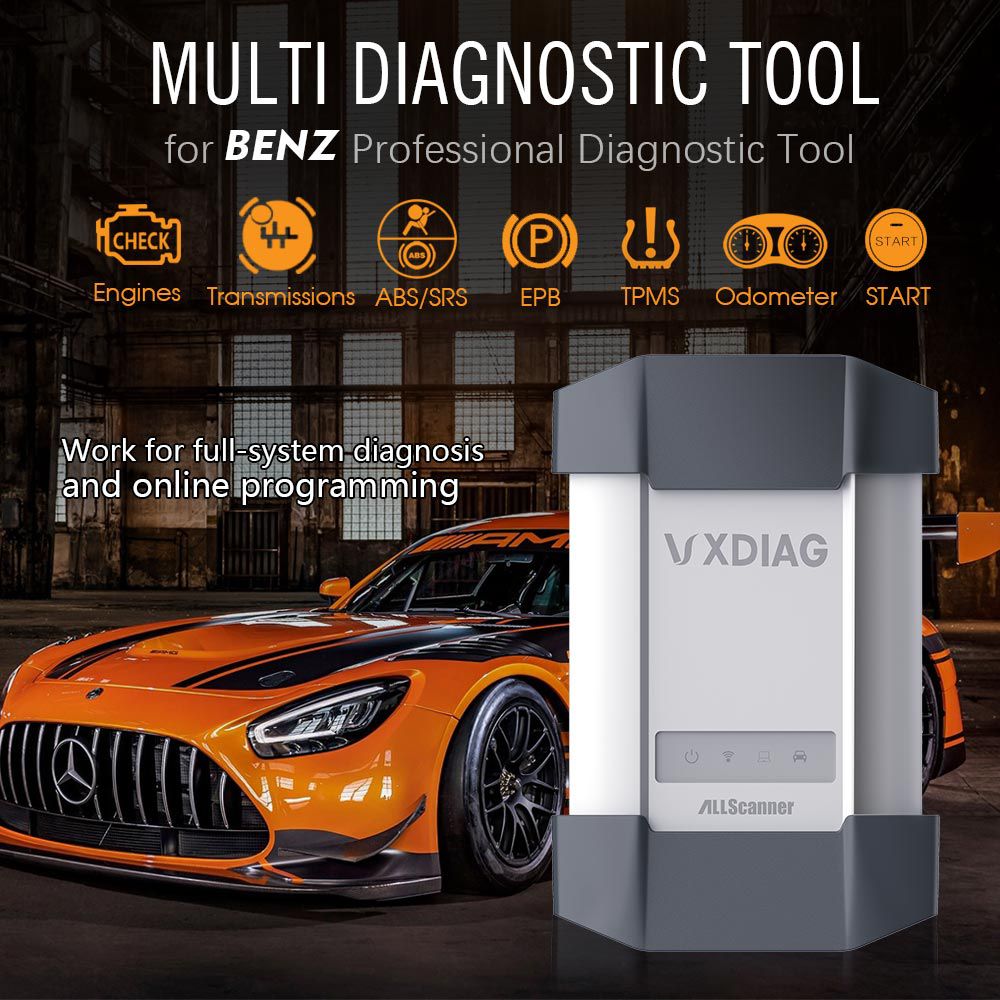 V2022.6 VXDIAG Benz C6 Star VXDIAG Multi Diagnostic Tool for Mercedes Support Online Coding