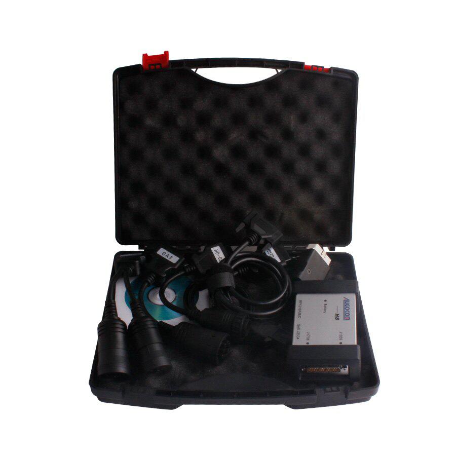 AUGOCOM H8 Truck Diagnostic Tool PC-to-Vehicle Interface Easy Portability Increases Flexibility