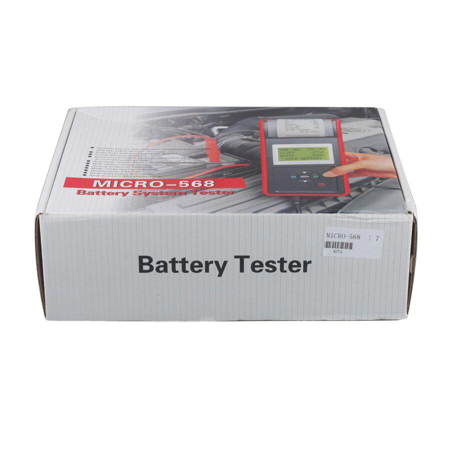 AUGOCOM MICRO-568 Battery Tester Battery Conductance & Electrical System Analyzer With Printer