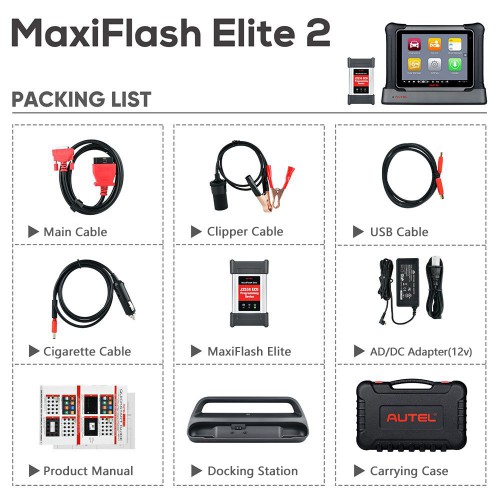 2022 Autel Maxisys Elite II Automotive Full Systems Diagnostic Tool with J2534 ECU Programming