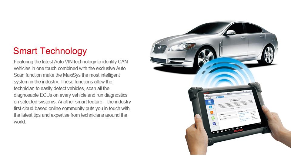 Autel MaxiSys Pro MS908P Car Bluetooth/WIFI Diagnostic / ECU Programming Tool
