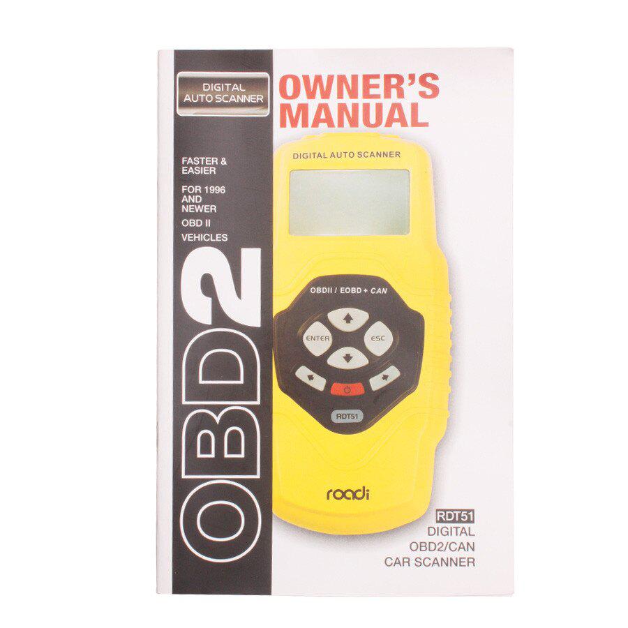 Auto Scanner OBDII EOBD JOBD Can Car Scanner T51 Online Update Support Multi-languages