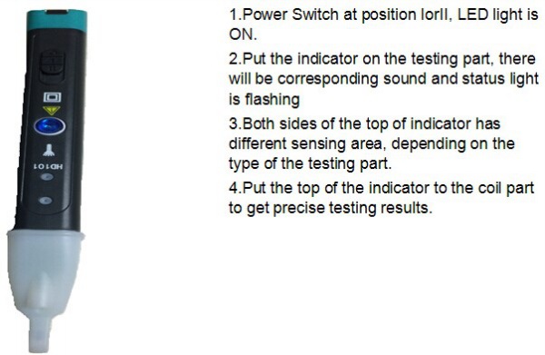 Automotive Electronic Faults Detector MST-101Display 2