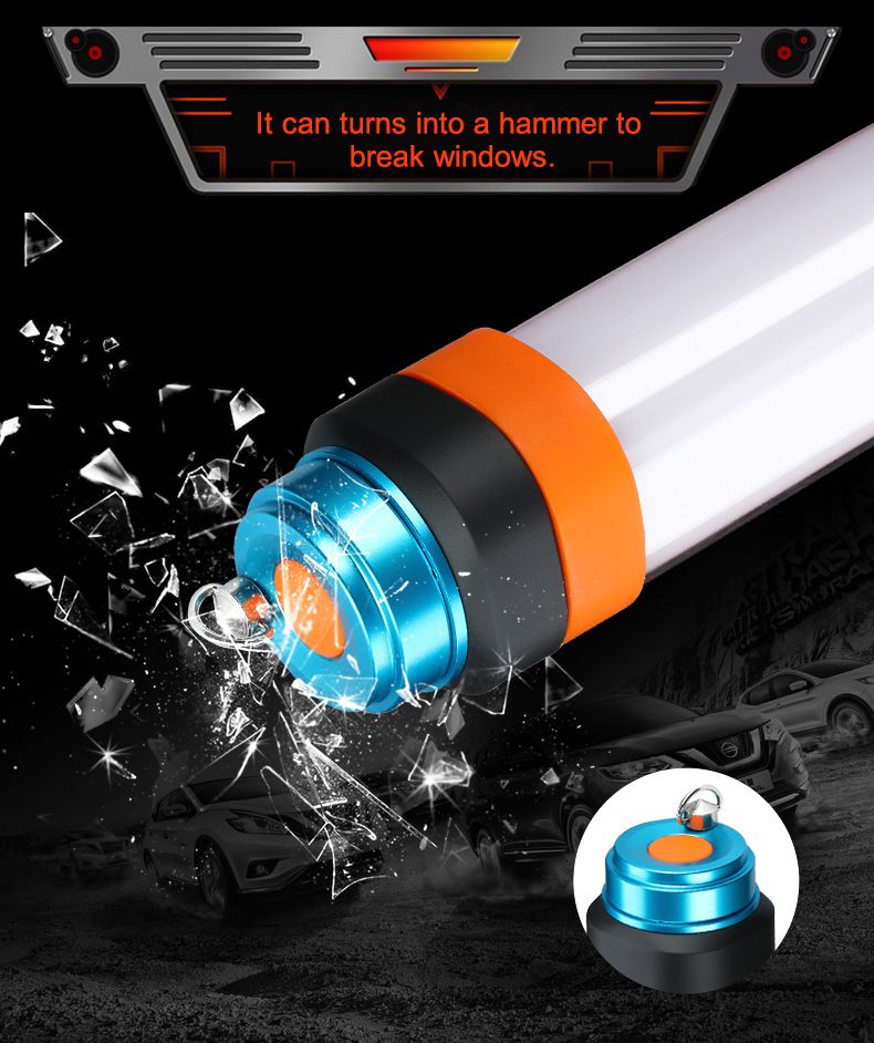 Camping LED Light T2 Flashlight Hand Lamp Torch Tent Light Work Lamp