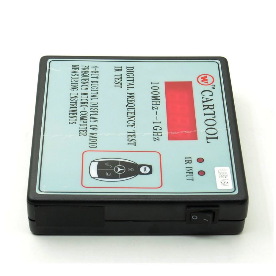 CARTOOL Digital Frequency Tester IR Tester Remote Key Frequency Tester (Frequency Range 100-1GMHZ)