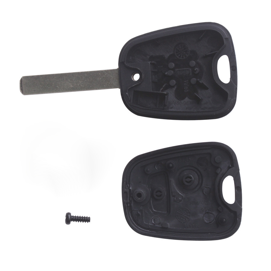 Remote Key Shell 2 Button (without groove) For Citroen 10pcs/lot