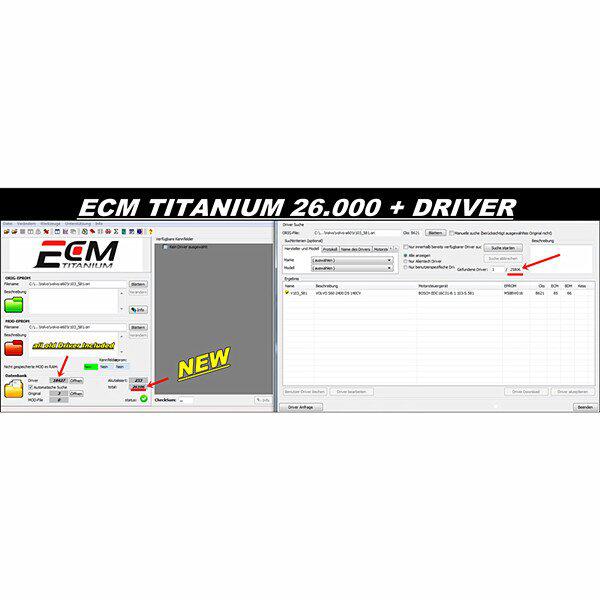 ECM TITANIUM 1.61 With 182591 Driver