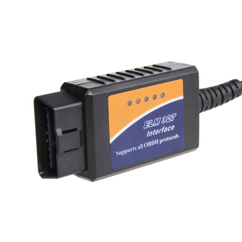 ELM327 V2.1 Scanner Software USB Plastic With FT232RL Chip