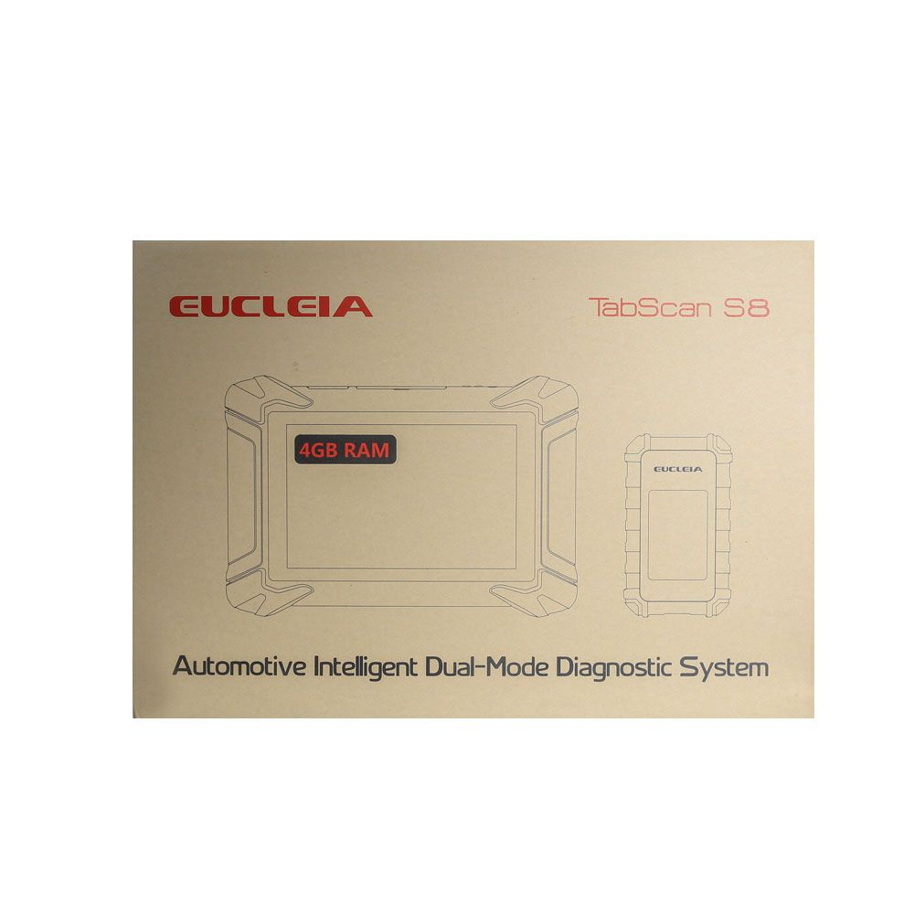 EUCLEIA TabScan S8 Automotive Intelligent Dual-mode Diagnostic System Free Update Online for 18 Months