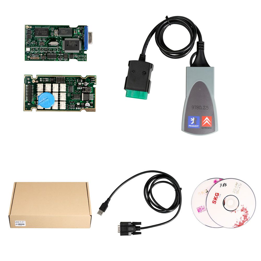 Lite Version Lexia-3 lexia3 V48 Citroen/Peugeot Diagnostic PP2000 V25 with Diagbox V7.8.3 Software