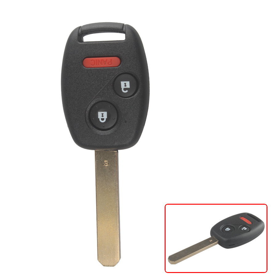 2005-2007 remote key for honda (2+1) button and chip separate ID:46 ( 433 MHZ ) fit ACCORD FIT CIVIC ODYSSEY