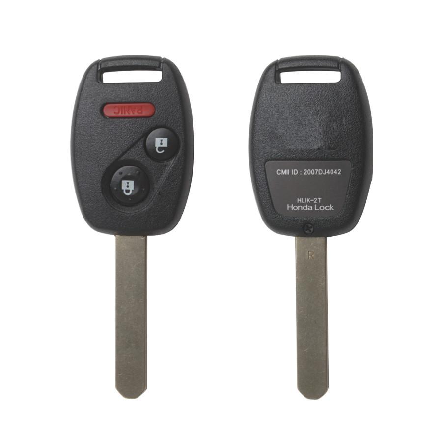 2005-2007 Remote Key For Honda 2+1 Button And Chip Separate ID:48( 433 MHZ ) fit ACCORD FIT CIVIC ODYSSEY 10pcs/lot