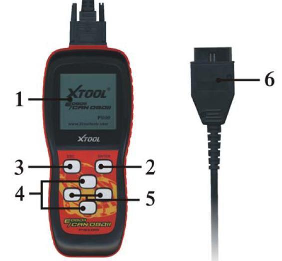 Xtool Scanner ps100 OBDII Fault Code Scanner