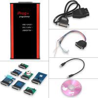 V87 Iprog+ Pro Programmer Support IMMO + Mileage Correction + Airbag Reset Get Free Probes Adapter