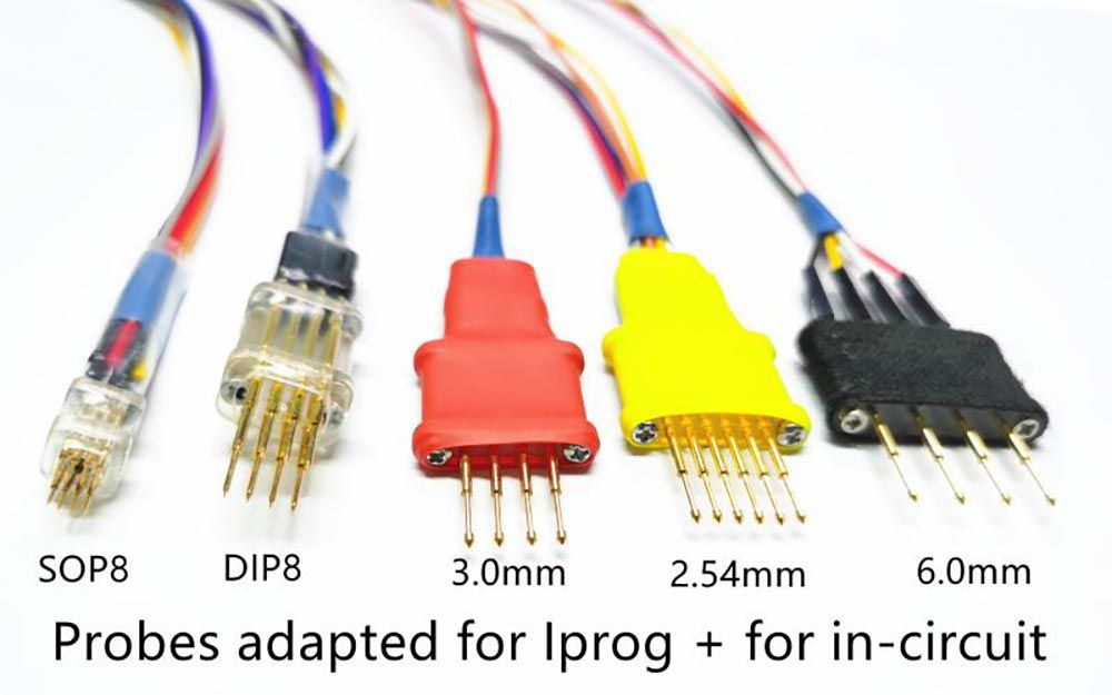 V87 Iprog+ Pro Programmer with Probes Adapters for in-circuit ECU Free Shipping