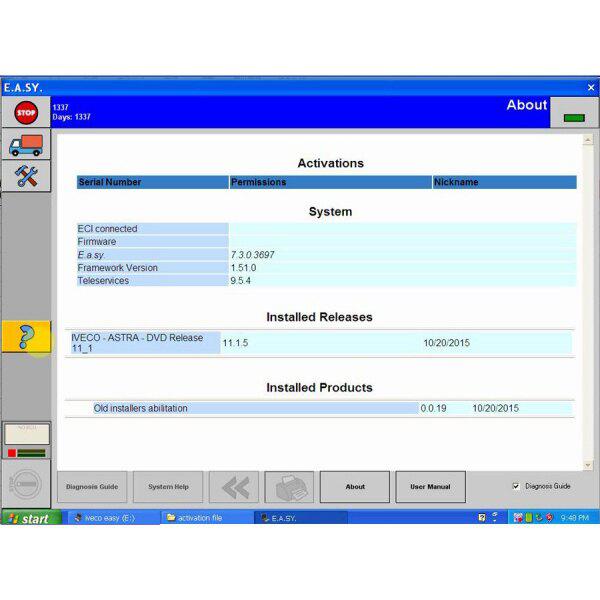 Iveco Easy E.A.SY (Electronic Advanced System) Software and Keygen