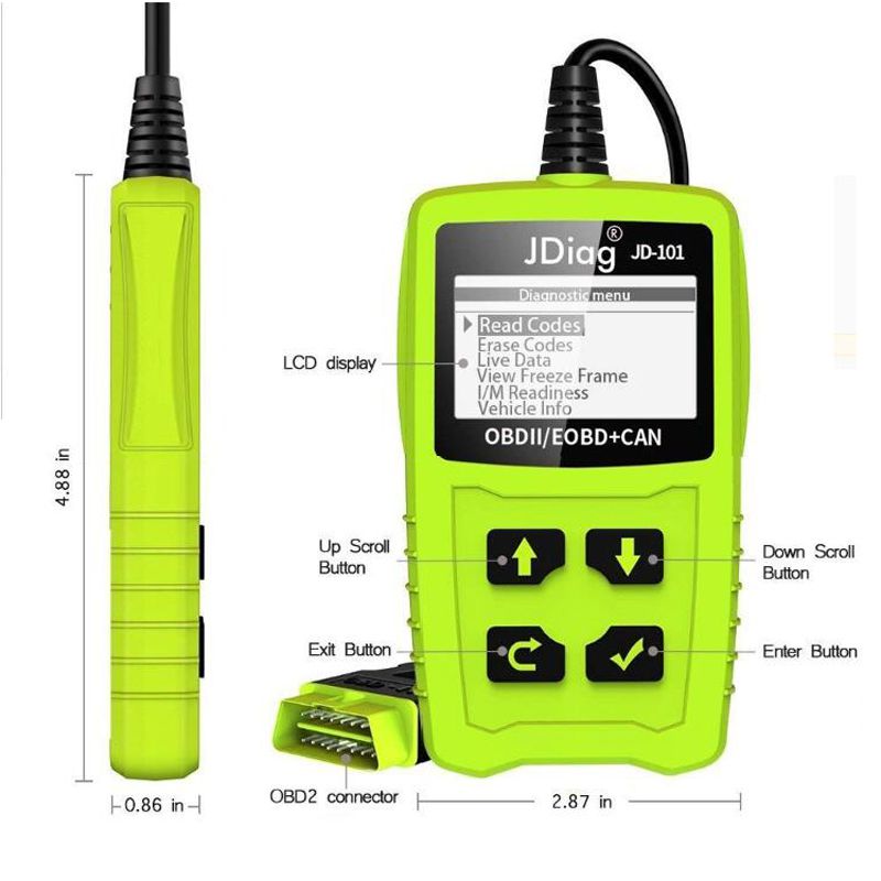 JDiag JD101 Code Readers Engine Scan Tool