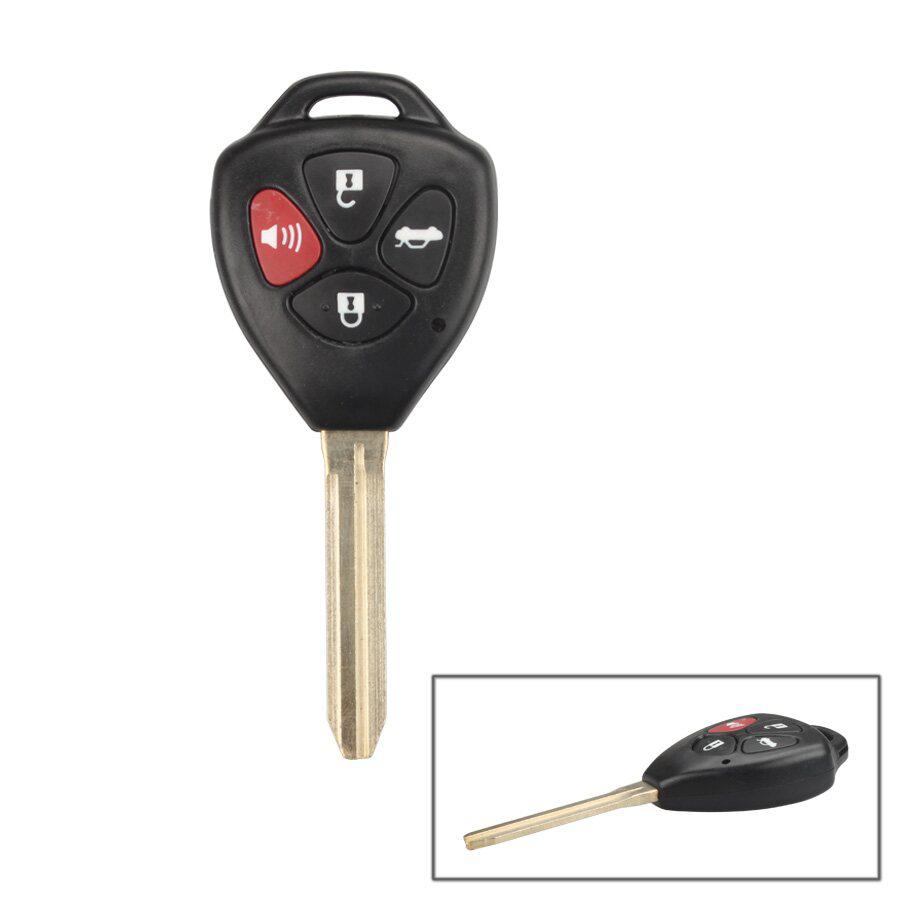 Key Shell 4 Button 5pcs/lot for Toyota Camry