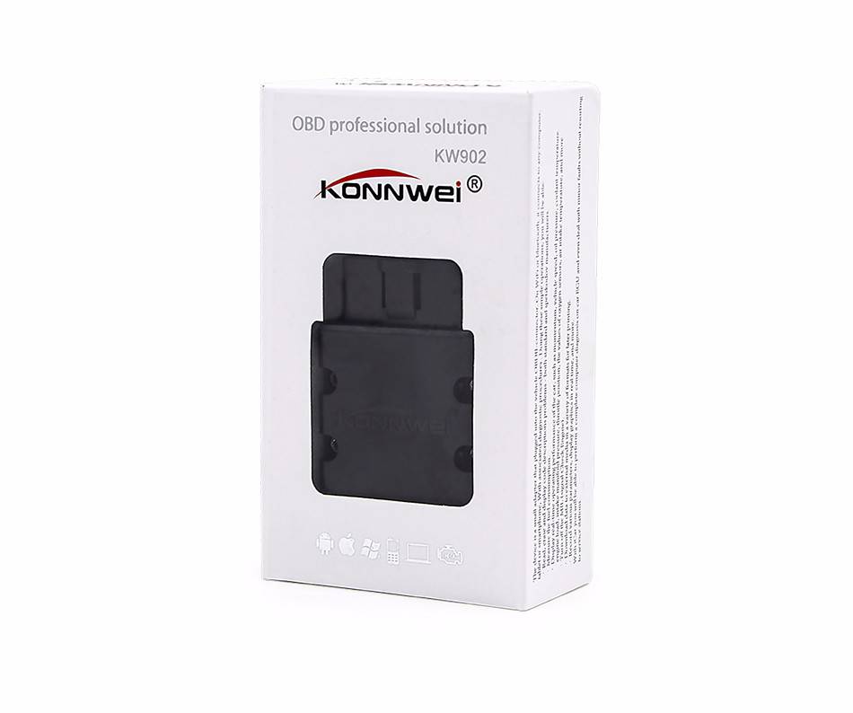 Konnwei KW902 ELM327 bluetooth OBD2 OBD-II Car Auto Diagnostic Scan Tools