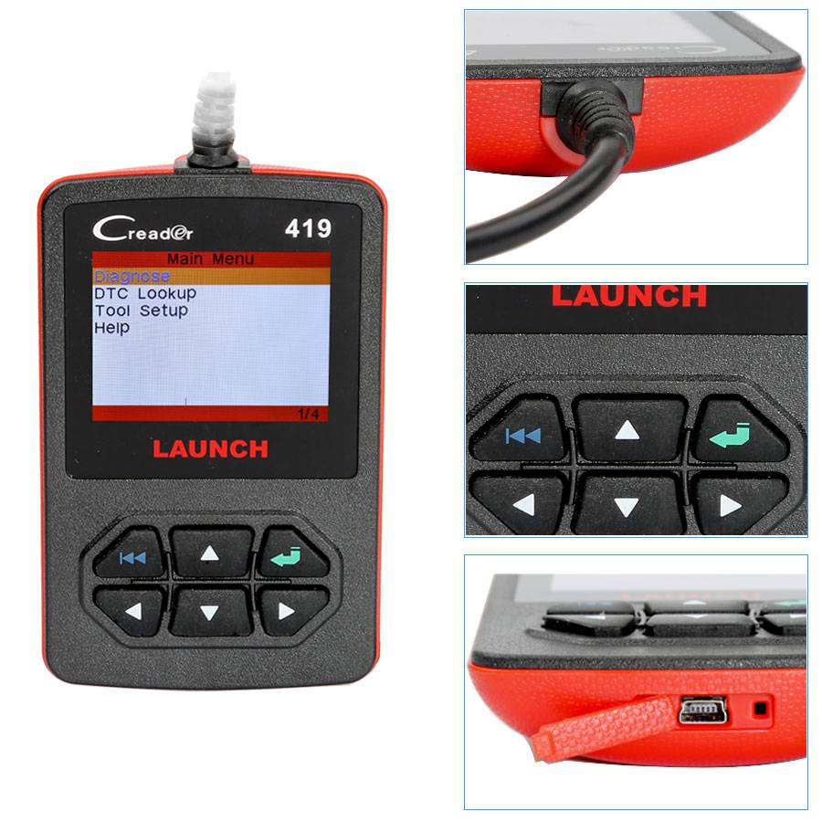 Launch CReader 419 DIY Scanner OBDII/EOBD Code Reader