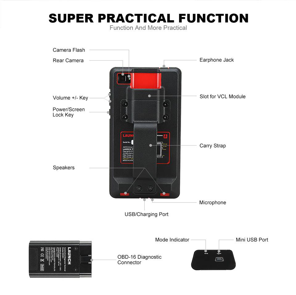 Launch X431 Pro Mini Bluetooth