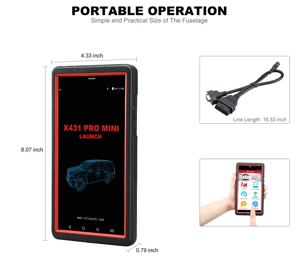 Launch X431 Pro Mini Bluetooth