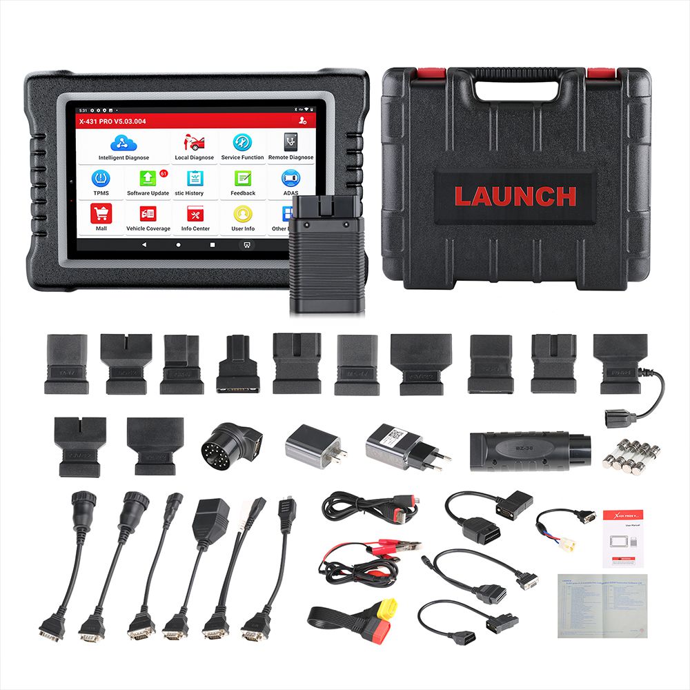 Launch X431 PROS OE-Level Full System Diagnostic Tool Support Guided Functions with 2 Years Free Update Online