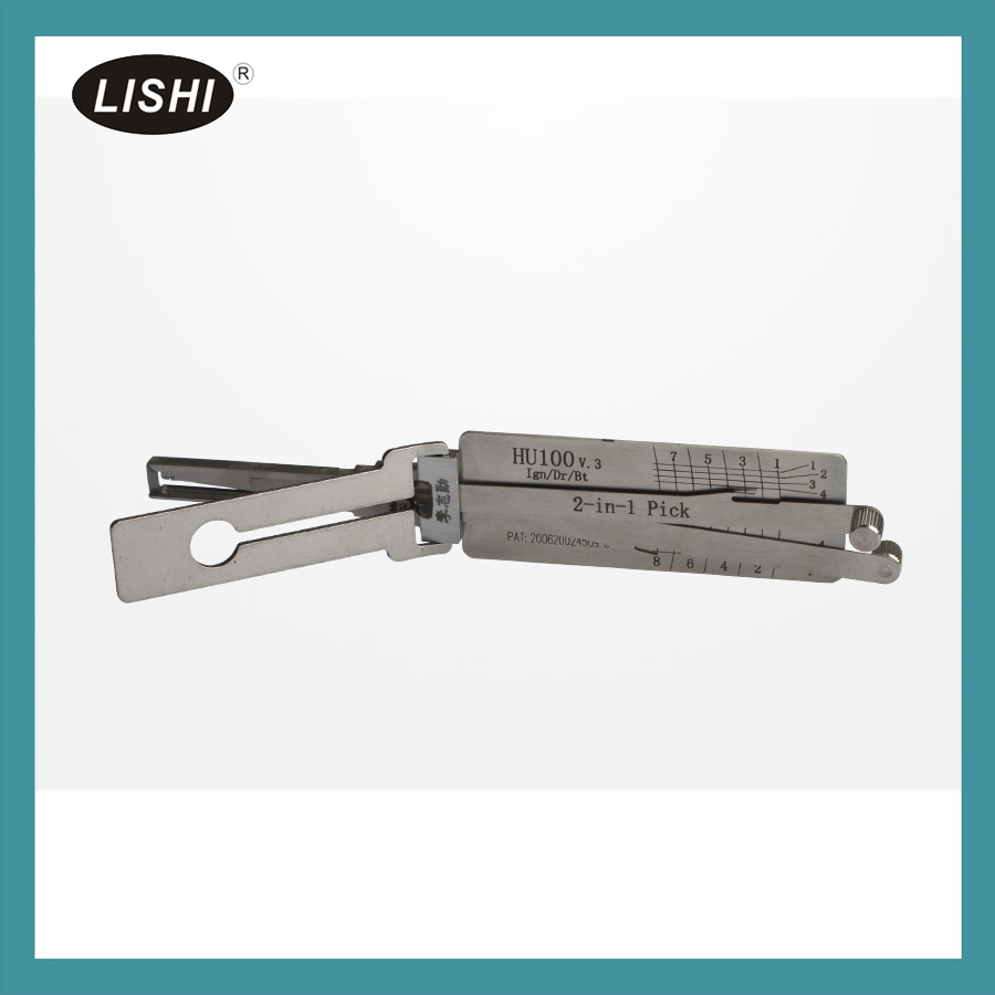 LISHI  Decoder picks new OPEL HU100 2 IN 1