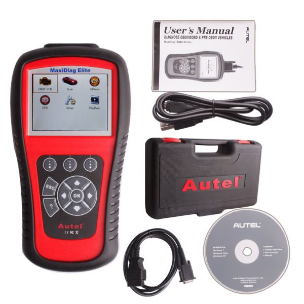 Original Autel Maxidiag Elite MD703 With Data Stream Function USA Vehcles for All System Update Online Lifetime for Free