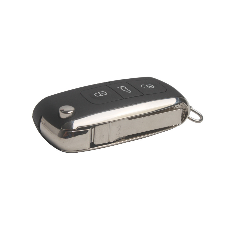 Modified Flip Remote Key Shell For VW 3 Button