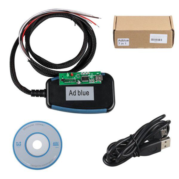 New Adblueobd2 Emulator 7-In-1 With Programming Adapter High Quality with Disable Adblueobd2 System