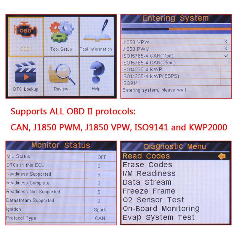 AUTOPHIX OBDMATE OM580 OBDII EOBD Code Read Scanner
