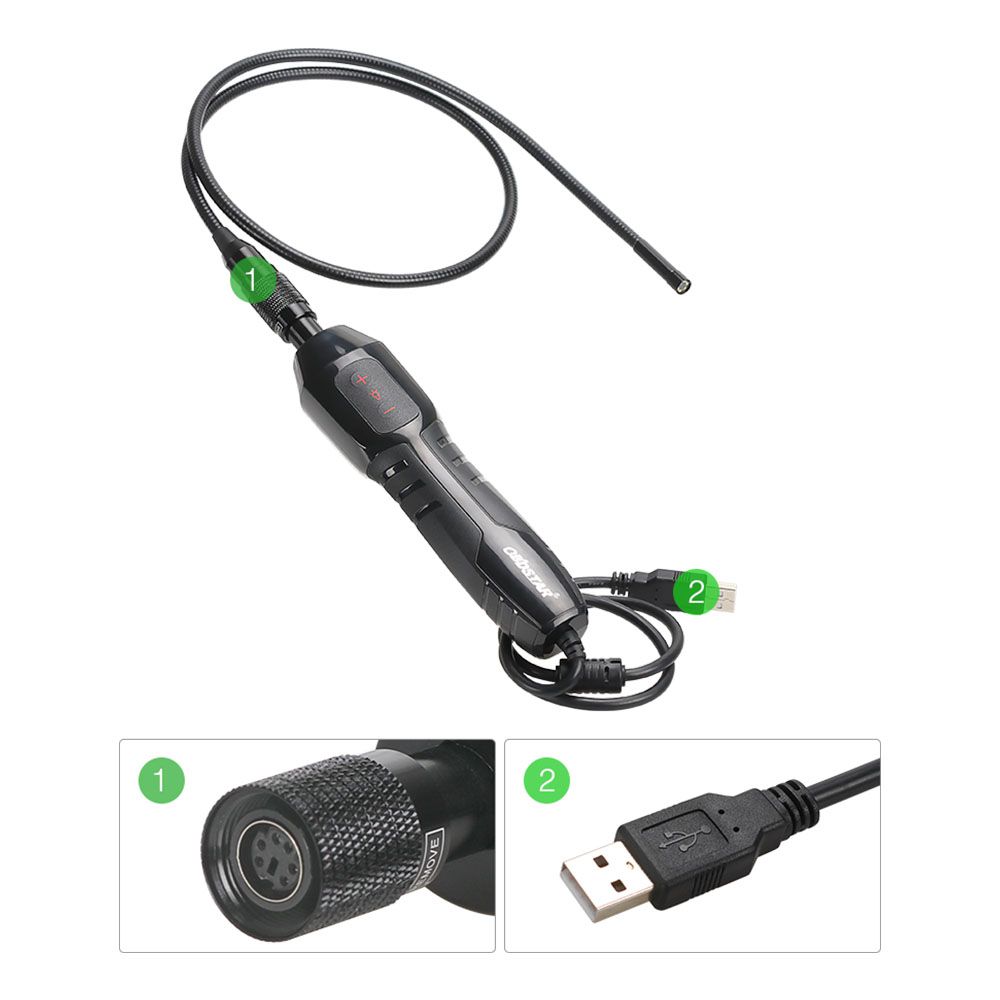 OBDSTAR ET-108 ET108 USB Inspection Camera working with OBDSTAR X300 DP & OBDSTAR DP Pad