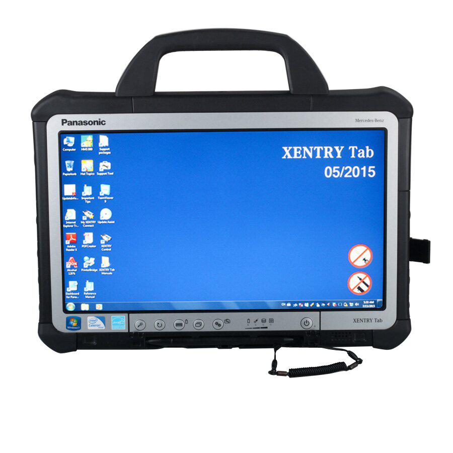 Original Second Hand V2015.05 Mercedes BENZ C5 SD Connect Xentry Tab Kit Support Online Update For 1 Year