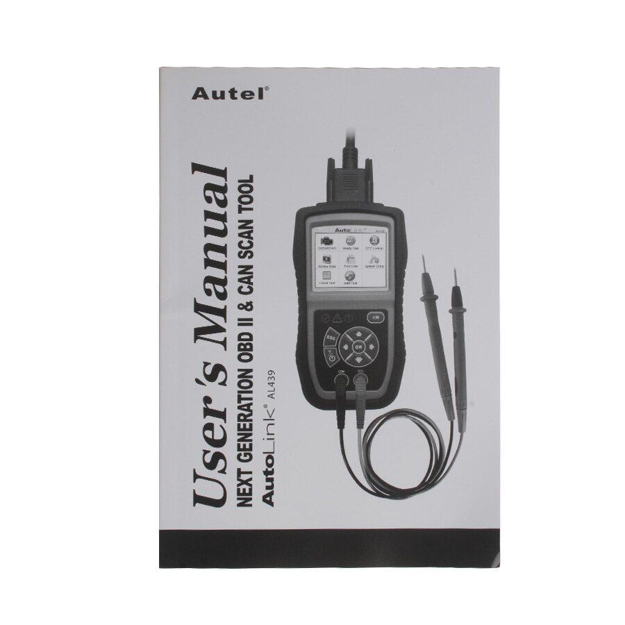 Original Autel AutoLink AL439 OBDII/CAN And Electrical Test Tool