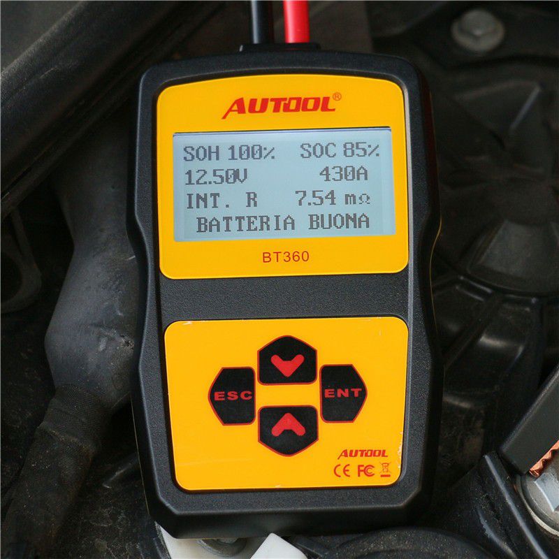 Original AUTOOL BT360  Battery Tester  with Portable Design