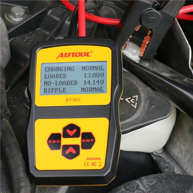 Original AUTOOL BT360  Battery Tester  with Portable Design